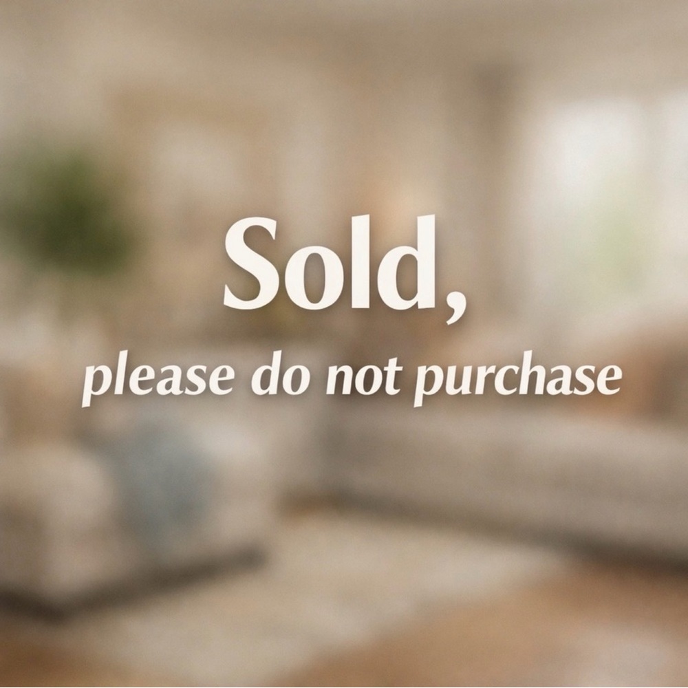 Item sold, do not purchase